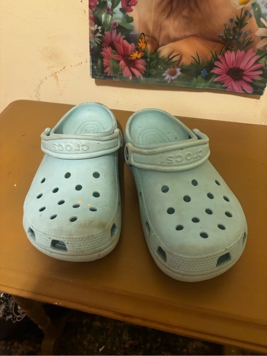 CROCS Shoes - CROCS Light Blue Classic Clog 5/7